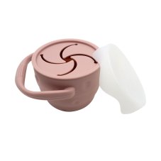 Detský silikónový pohárik na občerstvenie (Rose pink) - ružový od značky Martons