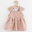 Detský eshop: Dojčenská mušelínová suknička New Baby Comfort clothes ružová