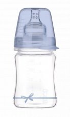 LOVI Sklenená fľaštička 150 ml Diamond Glass - mašlička