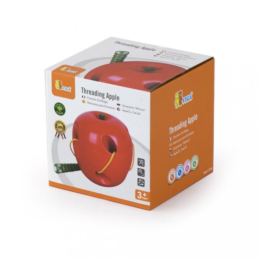 Detský eshop - Drevená hra Červík v jablku