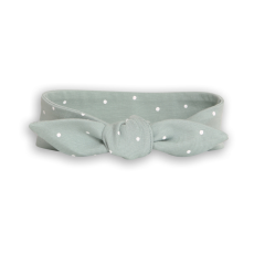 Detská čelenka Dots mint 0-24 mesiacov, od Moniel
