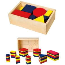 Detský eshop - Drevené geometrické kocky Viga Detský eshop - Drevené geometrické kocky Viga
