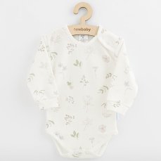 Detský eshop: Dojčenské bavlnené body s dlhým rukávom New Baby Zoe