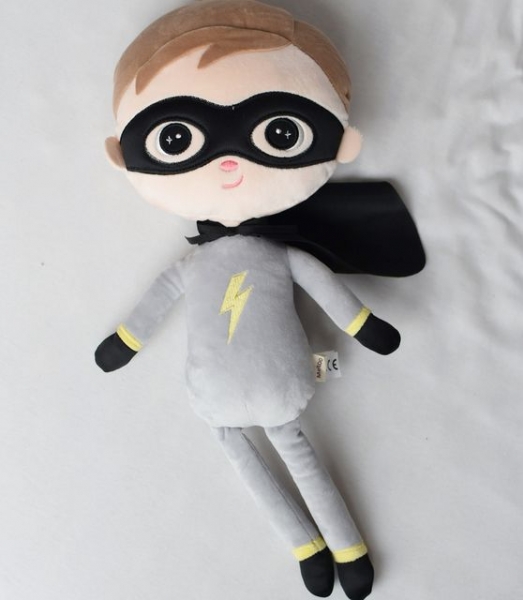 Detský eshop: Handrová bábika metoo super boy  - sivá