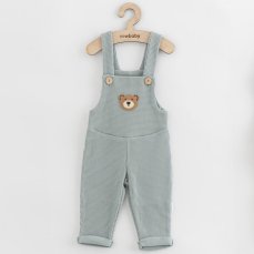Detský eshop: Dojčenské zahradníčky New Baby Luxury clothing Oliver sivé