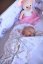 Detský eshop: Klasická retro zavinovačka lally šnurovacia s výplňou, sny jednorožca, biely, značka Baby Nellys