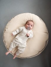 Detské rastúce tepláky Basic – Light Beige (svetlo béžová) od značky Monile