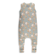 Detský eshop - Celoroční spací pytel s nohavicemi Vintage Animals Sky Blue/Cream M