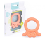 Detský eshop: Detské detské hryzátko baby octopus teether, 3m+, marhulova, 1 ks, značka GiliGums