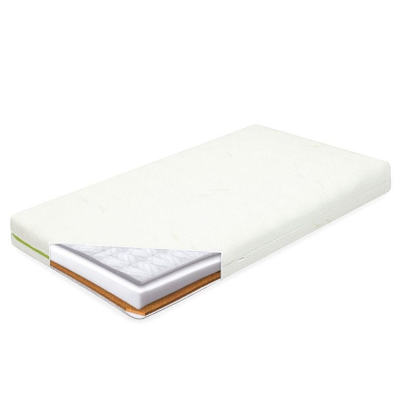 Detský eshop - Detský matrac CLASSY 120x60x11 cm pohánka-molitan-kokos Aloe Vera