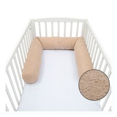 Detský eshop - Mantinel do postieľky valec 3v1 Teddy béžový