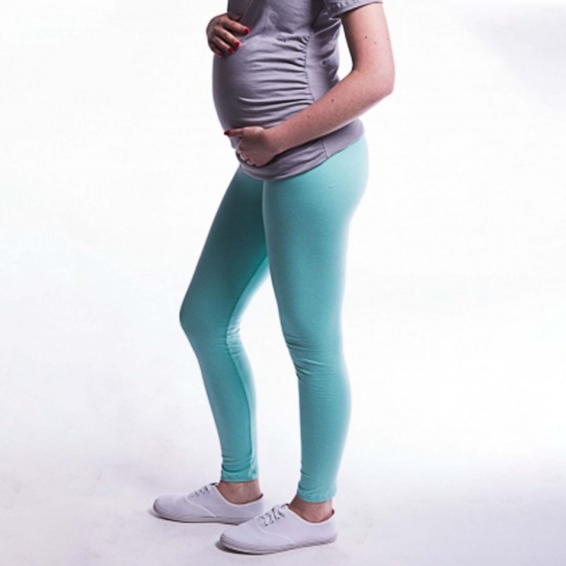 Detský eshop: Tehotenské legíny - mäta, značka Be MaaMaa
