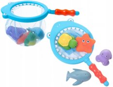 Detský eshop: Hračky do vody žralok so sieťkou bocioland - 4 ks
