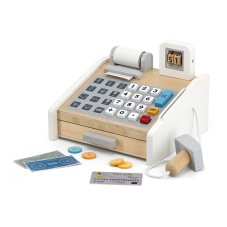 Detský eshop - Detská drevená pokladňa s príslušenstvom Viga Detský eshop - Detská drevená pokladňa s príslušenstvom Viga