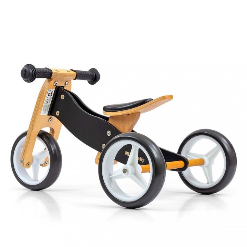 Detský eshop - Detské multifunkčné odrážadlo bicykel 2v1 JAKE Classic Black