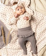 Detský eshop: Dojčenské bavlnené body s bočným zapínaním Nicol Sara