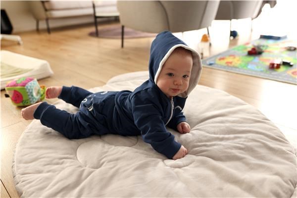 Detský eshop - Dojčenské tepláčky a mikinka Animals Cat modrá