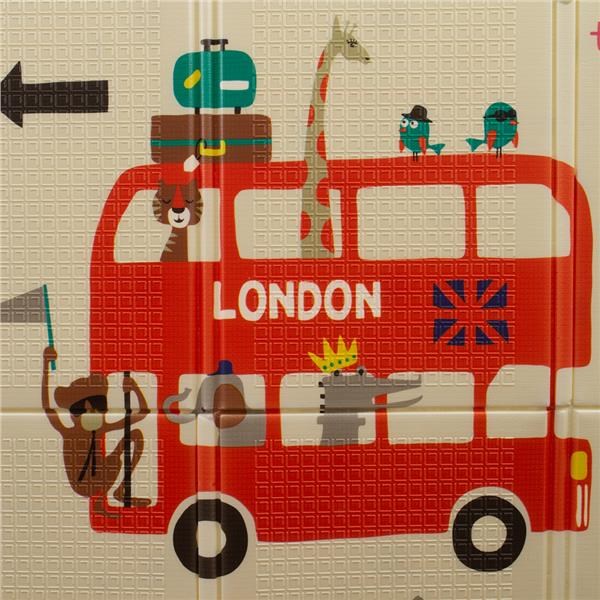 Detský eshop: Multifunkčná skladacia hracia podložka PlayTo Londýn
