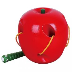 Detský eshop: Drevená hra Viga Červík v jablku