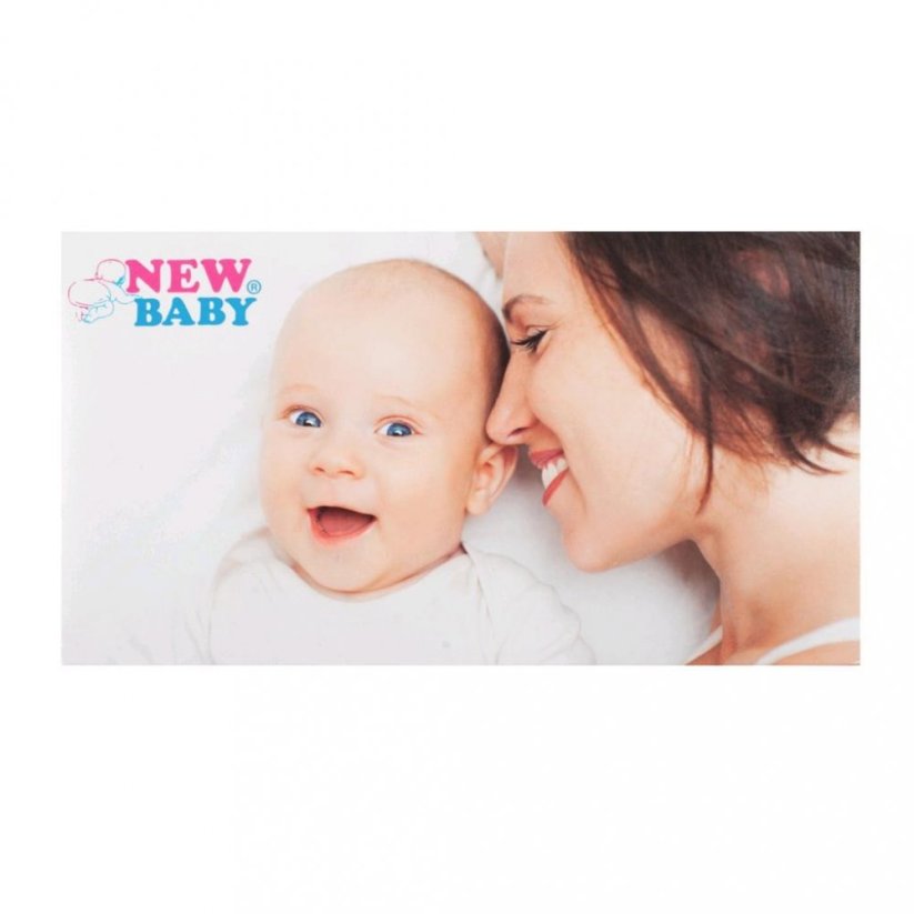 Detský eshop: Polovystužená dojčiaca podprsenka New Baby Eva biela
