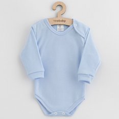 Detský eshop: Dojčenské bavlnené body New Baby modrá