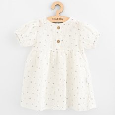 Detský eshop: Dojčenské mušelínové šaty New Baby Zora