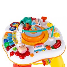 Detský eshop: Hovoriaci a hrajúci interaktívný stolček New Baby s jazdiacim vláčikom CZ/SK