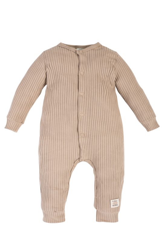 Dojčenské pyžamko NATURAL HARMONY cappuccino od značky Makoma - Veľkosť: 56 (1-2m)
