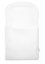 Detský eshop: Zavinovačka, fusak deluxe na zips, prešívaný velvet 72x45 cm - biely