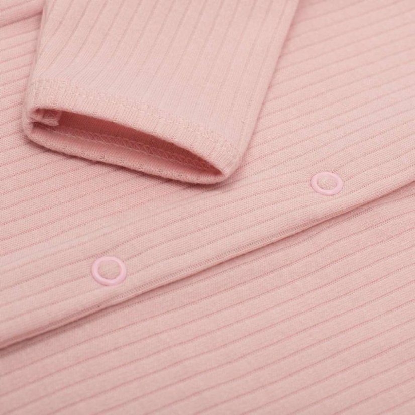 Detský eshop: Dojčenský bavlnený overal New Baby Practical ružový dievča