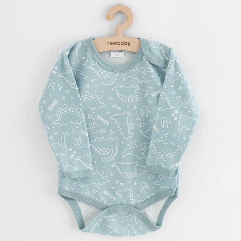 Detský eshop - Dojčenské body Classic II dino mätový