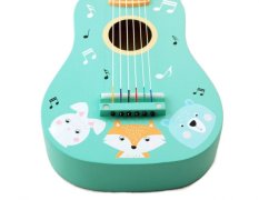 Detský eshop: Drevená gitara zvieratka, značka Adam Toys