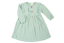 Mušelínové dievčenské šaty s dlhým rukávom – pistáciová (86–92) od značky Makoma
