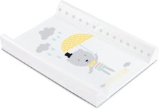 Mäkká prebaľovacia podložka s motívom medvedík s dáždnikom, platina, 70 cm, od značky Sensillo