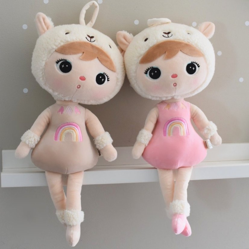 Látková bábika Boho Beige Llama béžová od značky Metoo