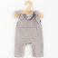Detský eshop: Dojčenské mušelínové zahradníčky New Baby Comfort clothes sivá