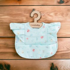 Detský eshop: Luxusný podbradník New Baby 35x27 cm s volánikmi