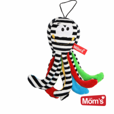 Edukačná hračka Chobotnička s rolničkou - bielo/čierná, značka Hencz Toys