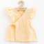 Detský eshop: Letné dojčenské mušelínové šaty New Baby Leny peach