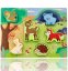 Detský eshop: Drevené zábavné vkladacie puzzle adam toys, lesné zvieratká 3d