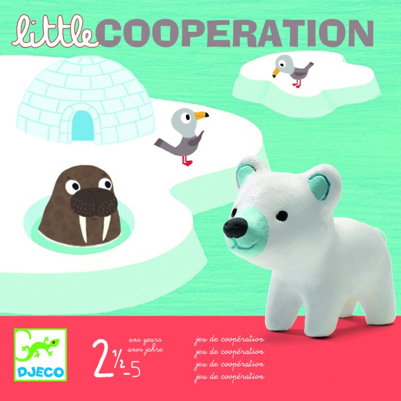 Detský eshop: Spolupráca pre najmenších: 1. spoločenská Kooperatívna hra Moje polárne zvieratká