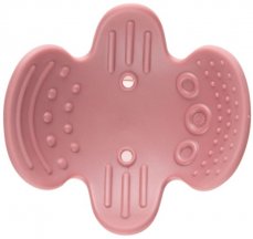 Senzorická hrkálka s Detské hryzátkom, ružová, značka Canpol Babies
