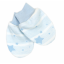 Detský eshop - Zavinovacie body, polodupačky + rukavičky, 3D bavlnená sada Baby Stars, pastel blue