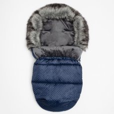 Detský eshop: Zimný fusak New Baby Lux Fleece blue