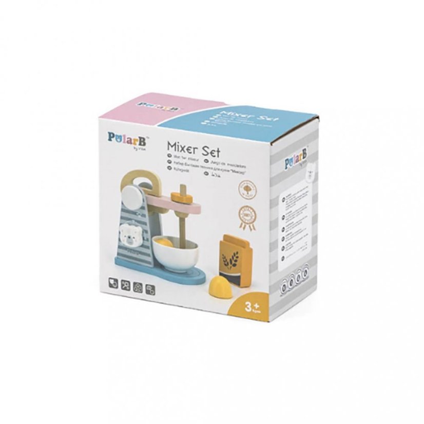 Detský eshop - Drevený mixér s medvedíkom PolarB Viga