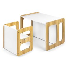 Detský eshop - Súprava nábytku Stella 3v1 stôl a stolička Natural