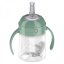 Detský eshop: Nevylievací dojčenský hrnček so slamkou a závažím lovi straw cup, 150 ml, zelený
