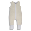 Celoročný spací vak s nohami MELANGE GREY/BEIGE, veľkosť  XS (6-12m), sivá/béžová, od značky Sleepee
