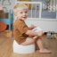 Detský eshop: Detský obojstranný ergonomický nočník s výlevkou Teggi biely