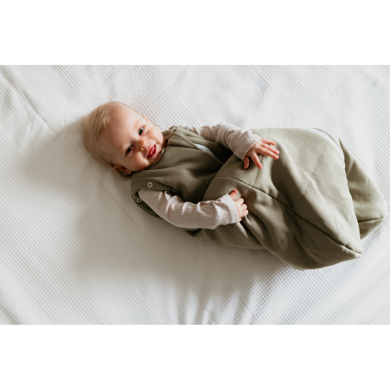 Celoročný spací vak a zavinovačka 2v1 KHAKI, khaki, (0-7 m) od značky Sleepee